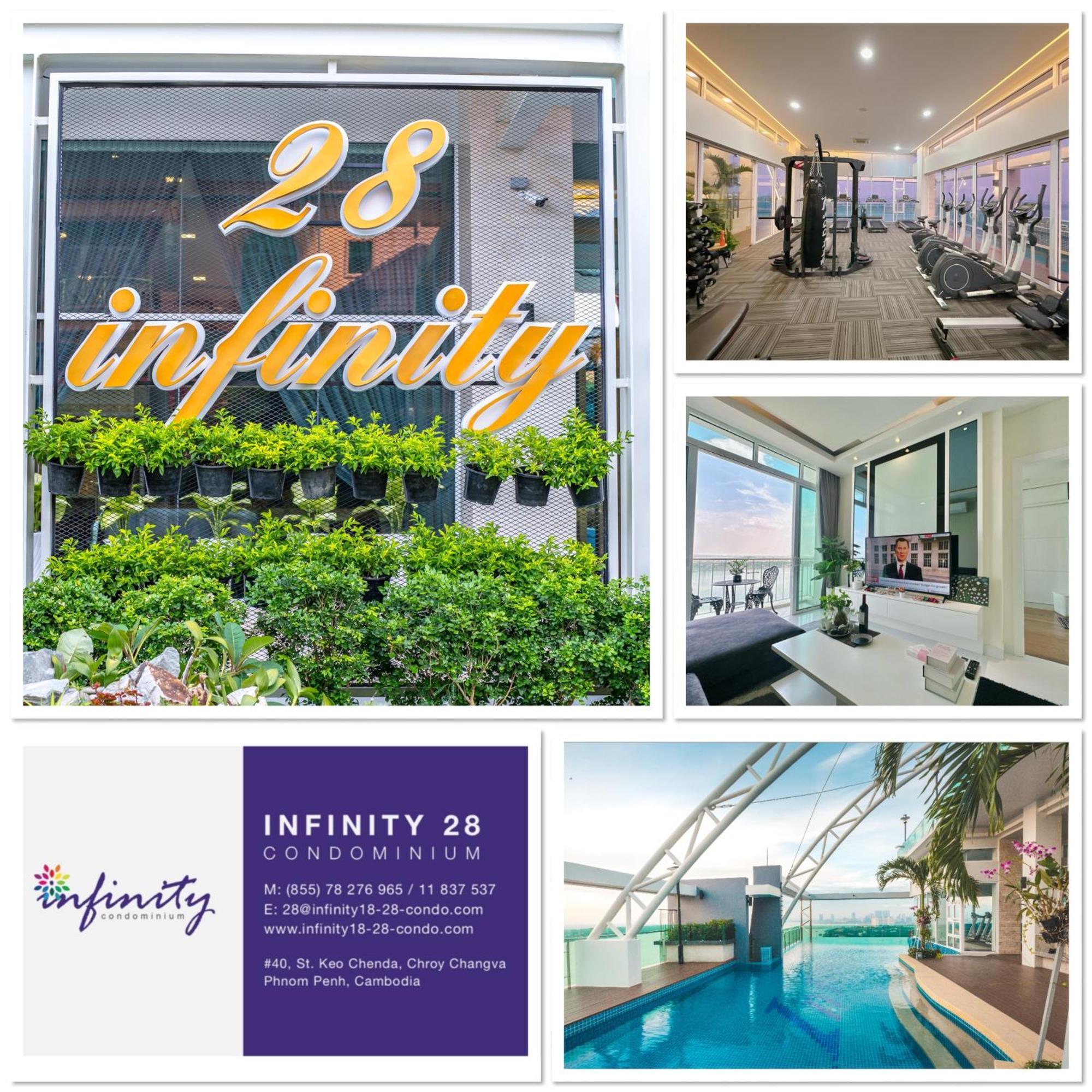 Infinity 28 Hotel And Residence Phnom Penh Exterior foto